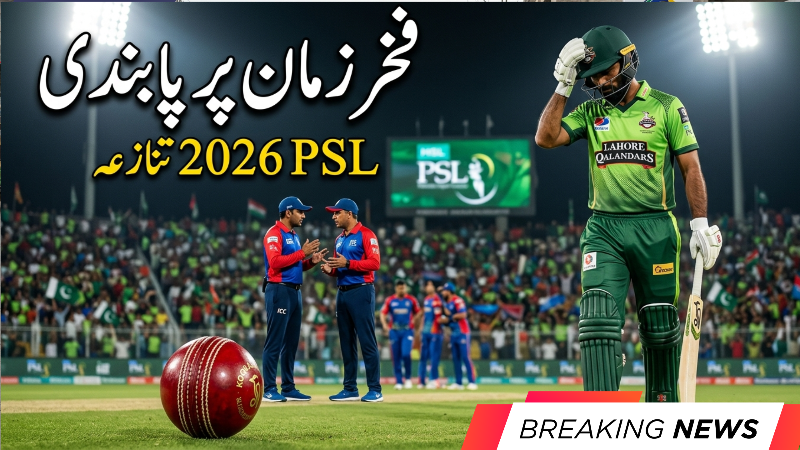 Fakhar Zaman Ban PSL 2026 ball tampering controversy